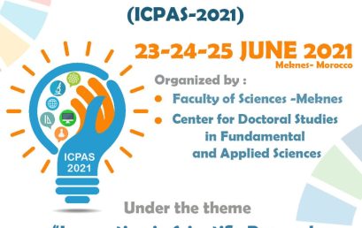 the 1st International Congress on Pure and Applied Sciences (ICPAS 21′)