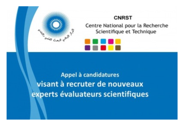 Appel à Candidatures relatif aux Experts-Évaluateurs scientifiques affiliés au CNRST