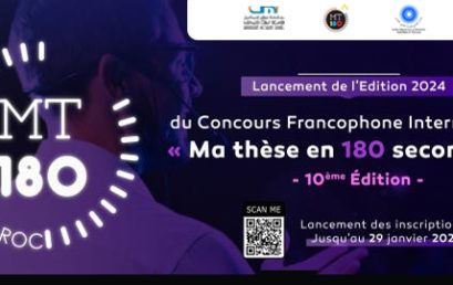 Edition 2024 du Concours Francophone International « Ma thèse en 180 secondes »