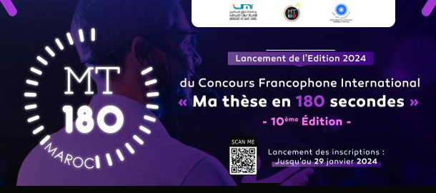Edition 2024 du Concours Francophone International « Ma thèse en 180 secondes »